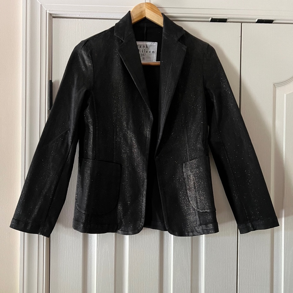 Frank Eileen Dublin Glitter Blazer NWT Size Small